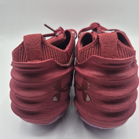Under Armour Blur Smoke 2.0 MC Suede Football Cleats Red Men\'s 8.5  3027978-602